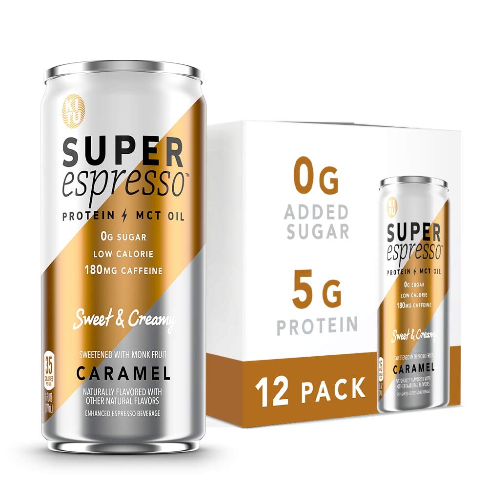 Kitu Super Espresso, SugarFree Keto Coffee Cans (0g Sugar, 5g