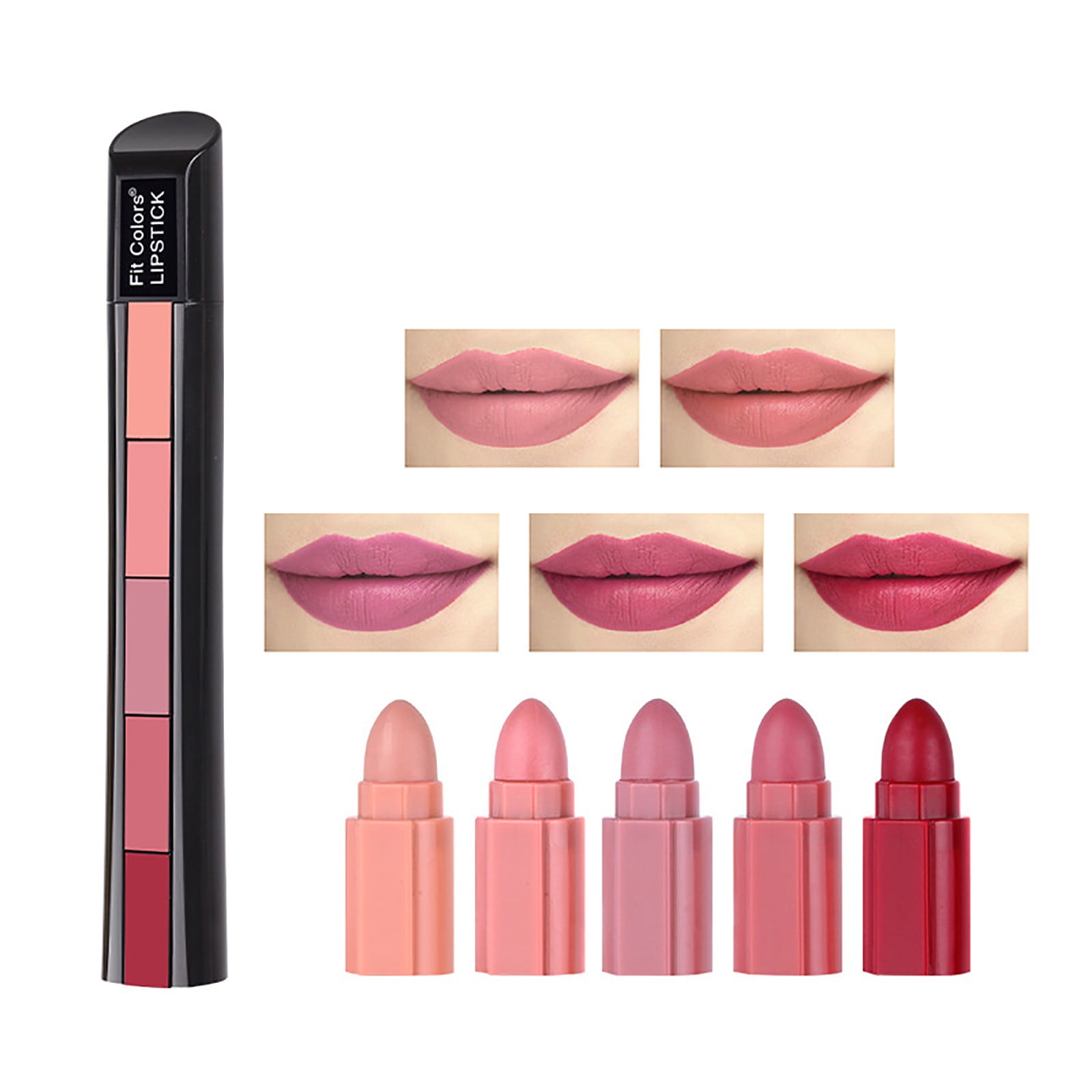 Kiuxbfg Lip Plumpers That Really Work 5 Stars Matte Lipstick 5 In 1