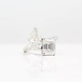thumbnail image 1 of Kiva Jewelry 1.37 Ct Pear Cut Engagement Ring for Women - Moissanite in 14K White Gold Plated - Stunning Prong Setting - Perfect Gift for Engagement, Anniversary, or Birthday Celebrations, 1 of 7
