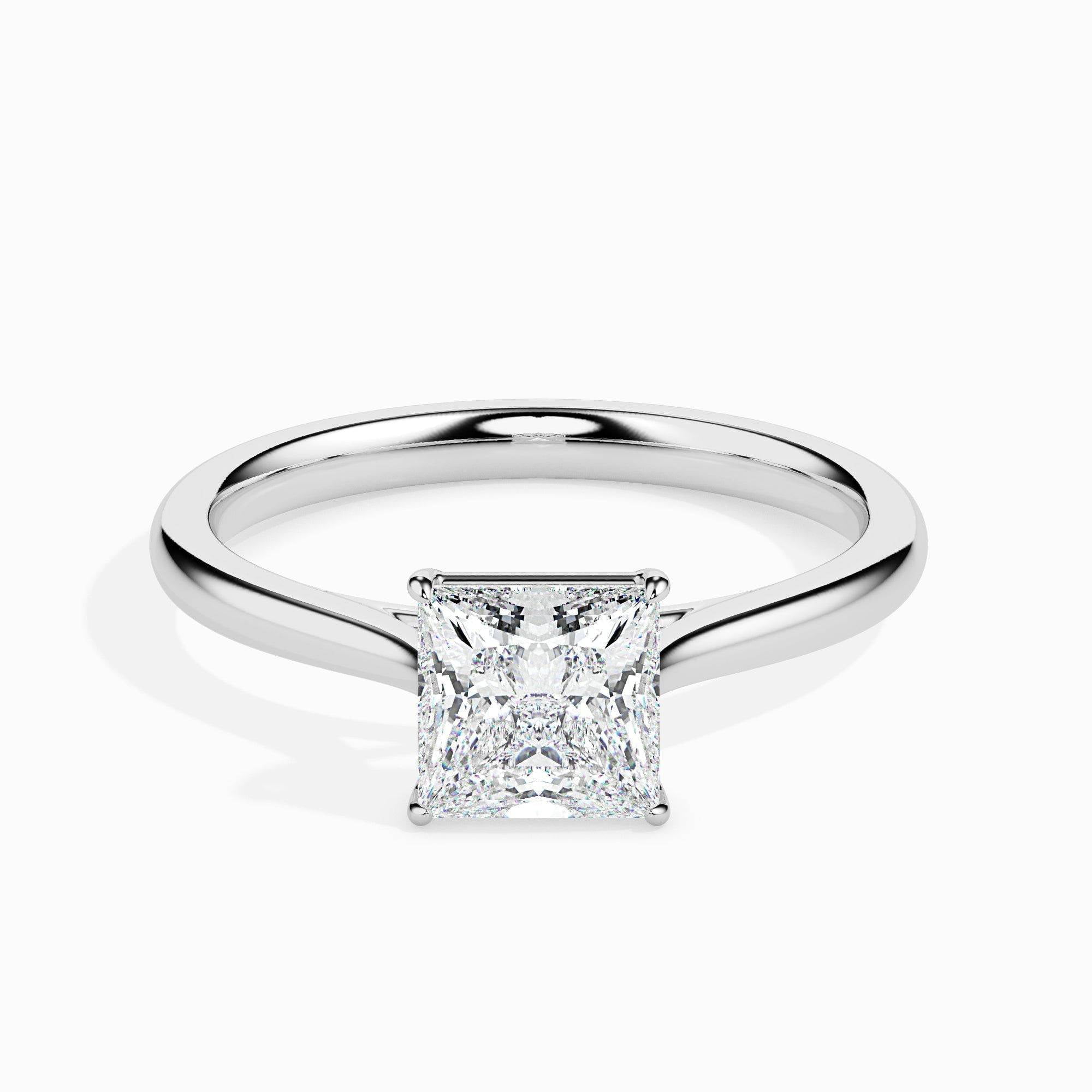 Kiva Jewelry 1.88 Ct Moissanite Wedding Ring Princess Cut in 14K — free download