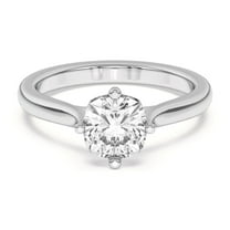 Kiva Jewelry Cushion Cut Moissanite Engagement Ring - 1.77 Ct Wedding Ring for Women - 14K White Gold Plated - Anniversary Gift - Classic Jewelry for Cherishing Love - Lab Grown Moissanite Ring