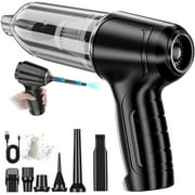 Kivdit Car Vacuum Cleaner,12000PA Powerful Suction Cordless Handheld Vacuum Cleaner for Car Home