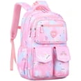thumbnail image 1 of KIVDIT School Backpack Girls Bookbag, Heavy Duty Kids Backpack Spacious School bag with Multiple Pockets for Girls, Pink, 1 of 7