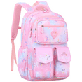 thumbnail image 1 of Kivdit School Backpack for Girls,Large Capacity School Bag,Waterproof Bookbag for Kids Teens,Pink, 1 of 7
