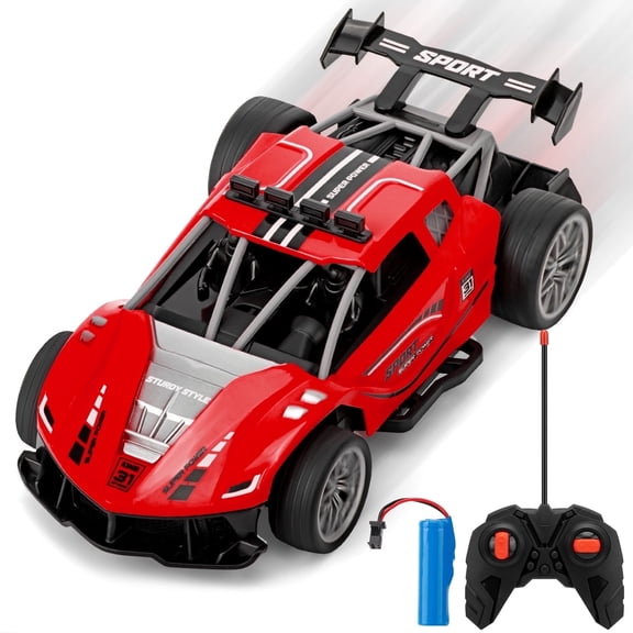 Gmdisc 1:16 RC Cars,2.4GHz High Speed Remote Control Cars,All Terrain RC Drift Cars for Kids,Toys for Boys Girls(Red)