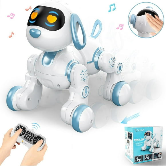 Kivdit Robot Dog Toys for Kids,Programmable RC Robot Dog with Touch Function,Toy Gift for Boys Girls