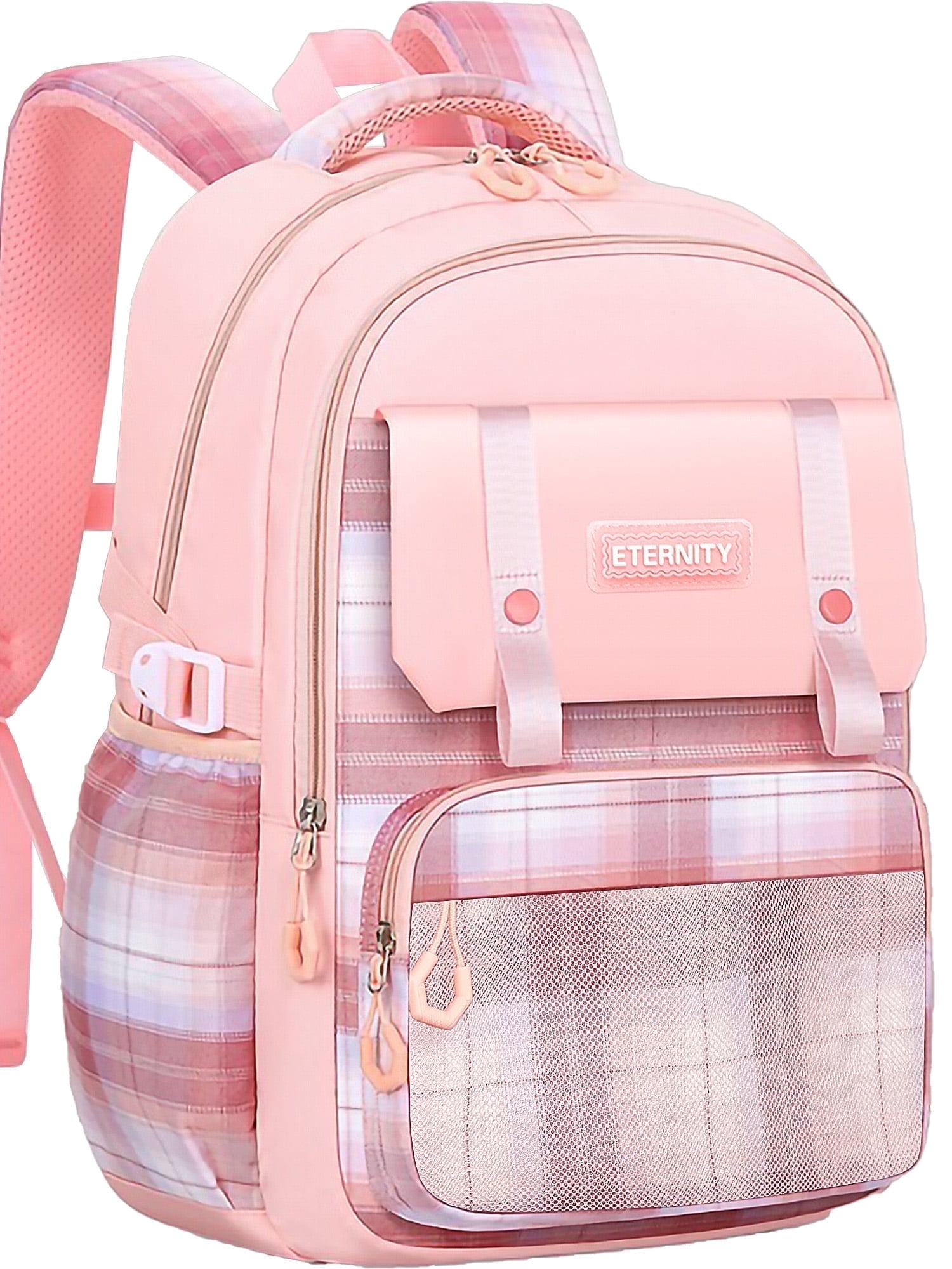 Kivdit Heavy Duty School Backpack for Girls, Portable Book Bag for