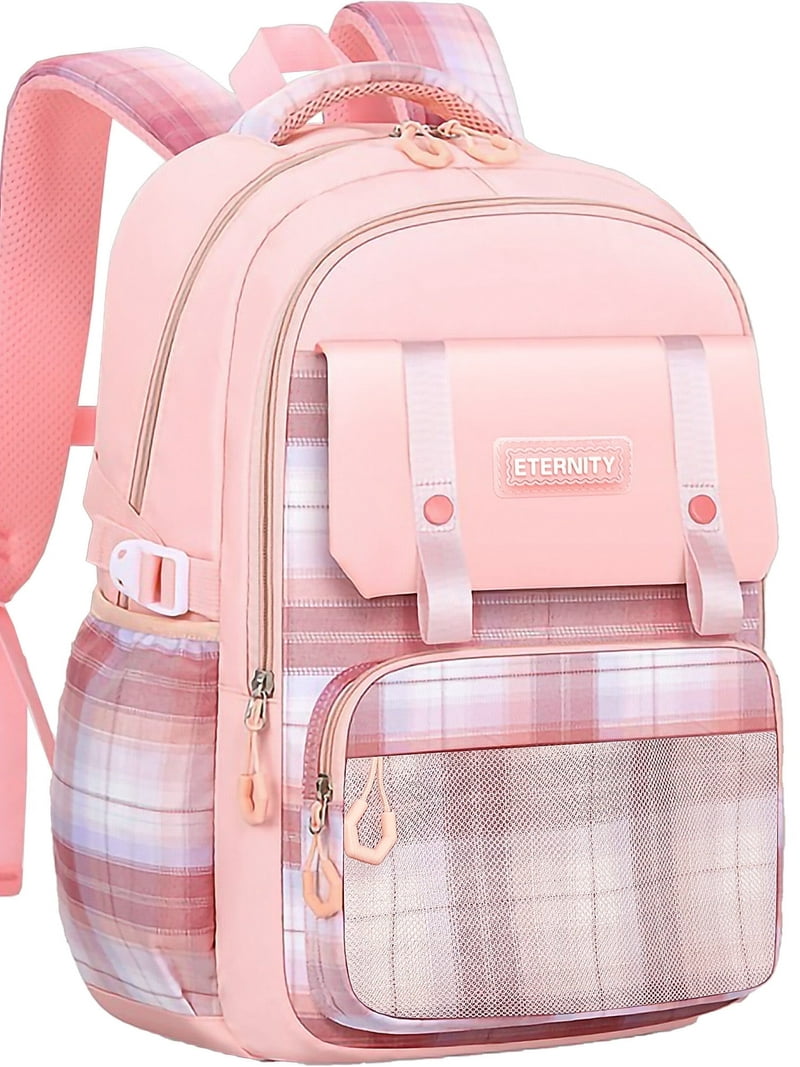 Kivdit Heavy Duty School Backpack for Girls, Portable Book Bag for