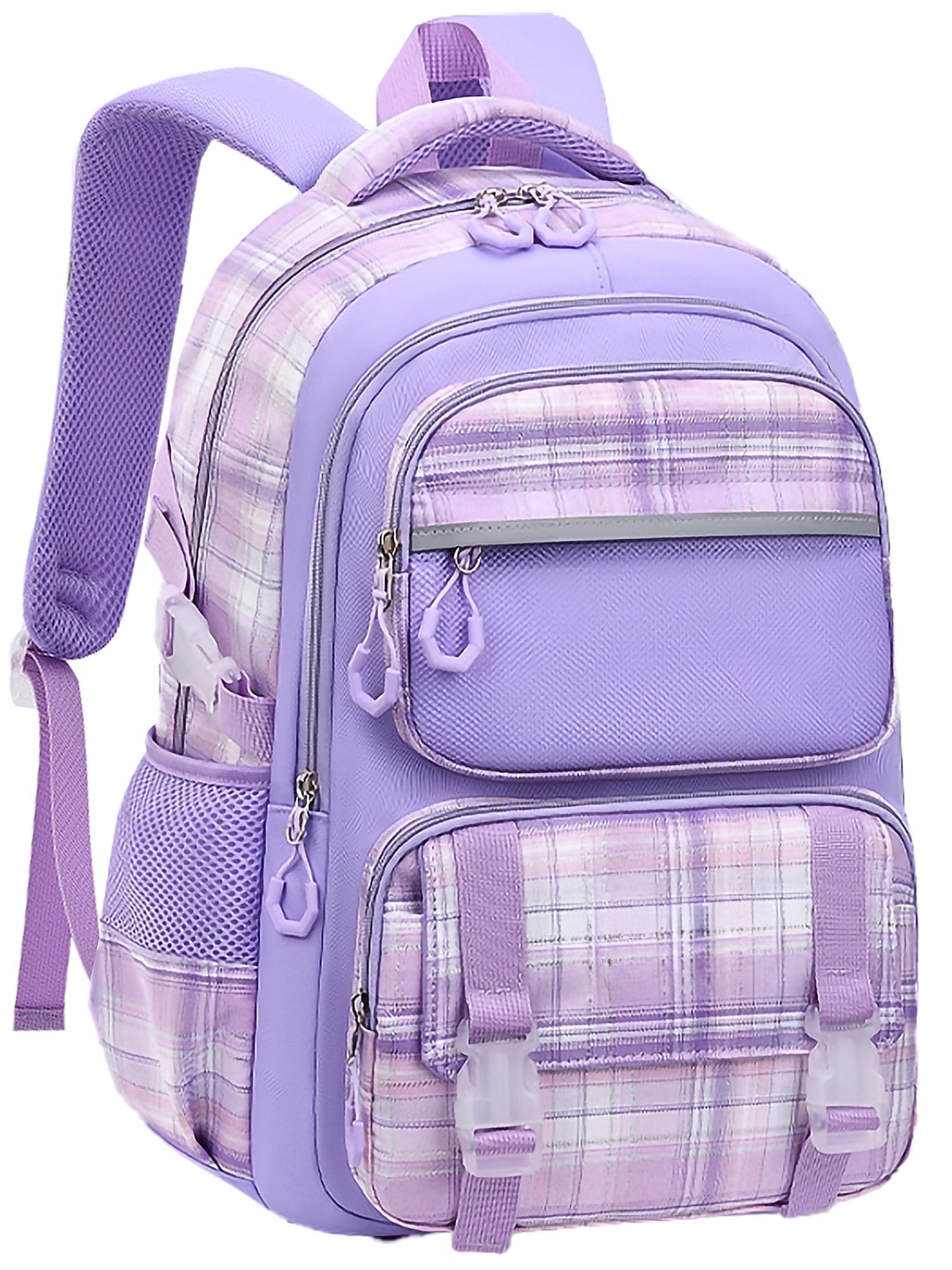 KIVDIT Youth Backpack, Waterproof School Bag for Girls, Reflective