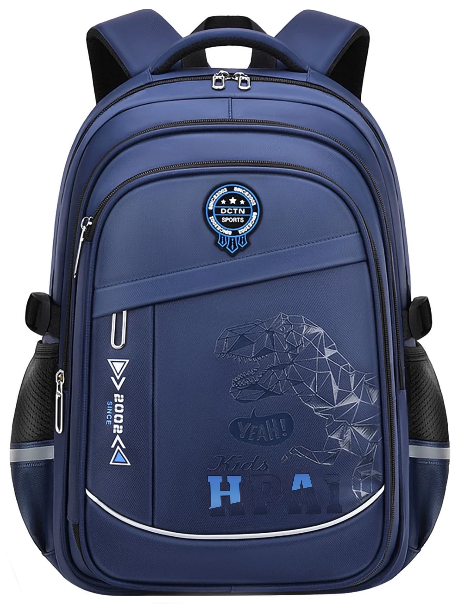 Kivdit School Backpack for Boys,School Bag for Kids Teens,Reflective Bookbag Gifts for Boys,Blue