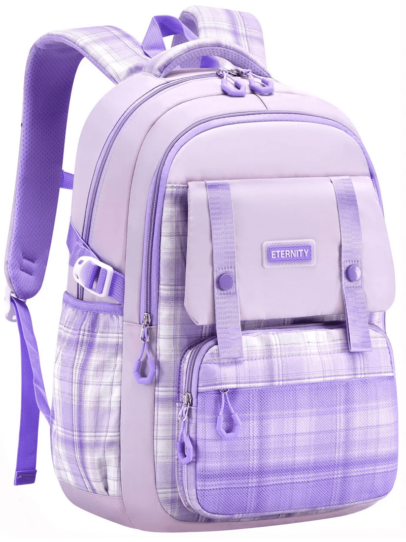 KIVDIT Girls Backpack, 180Â° Flat Opening, Waterproof,