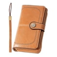 thumbnail image 1 of Gmdisc  Wallets for Women Genuine Leather Wallet Credit Card Holder with RFID Blocking Large Capacity, 1 of 8