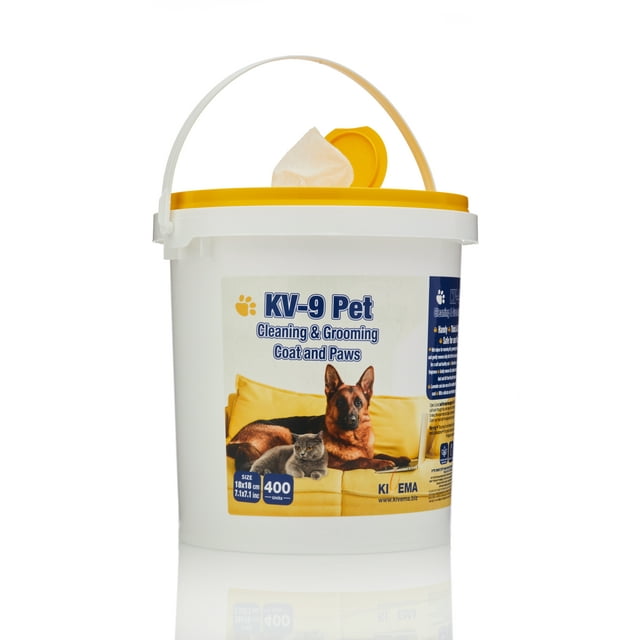 Kivema Daily Hygiene Heroes 400 Gentle Pet Wipes for Dogs Between