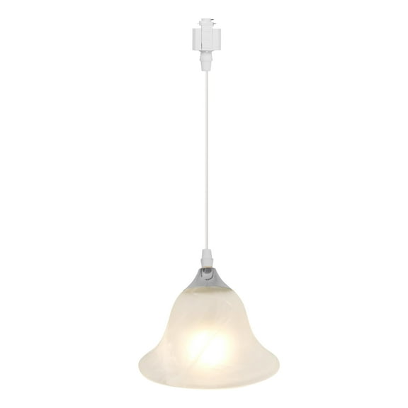 Kiven 1-Light H-Type Track Lighting Pendants,Modern h Track Pendant Lights,Decorative Track Lighting Fixture for Kitchen Island Hallway,Brushed White