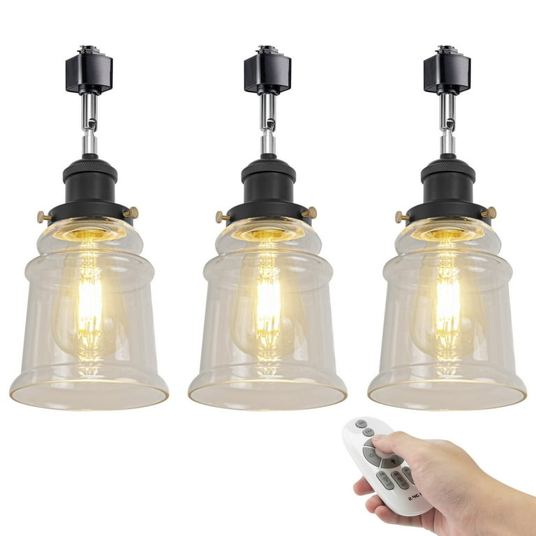 Kiven 3 Light H Type Track Lighting Heads Modern Track Lighting Pendant with Flexible Gooseneck Dimmable Decorative Track Lighting Fixture Matter