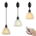 thumbnail image 1 of Kiven 3-Light H-Type track lighting pendants Adjustable Height,Modern h track pendant lights with Remote Control Dimmer,Decorative Track Lighting Fixture for Kitchen Island Hallway,Black, 1 of 7