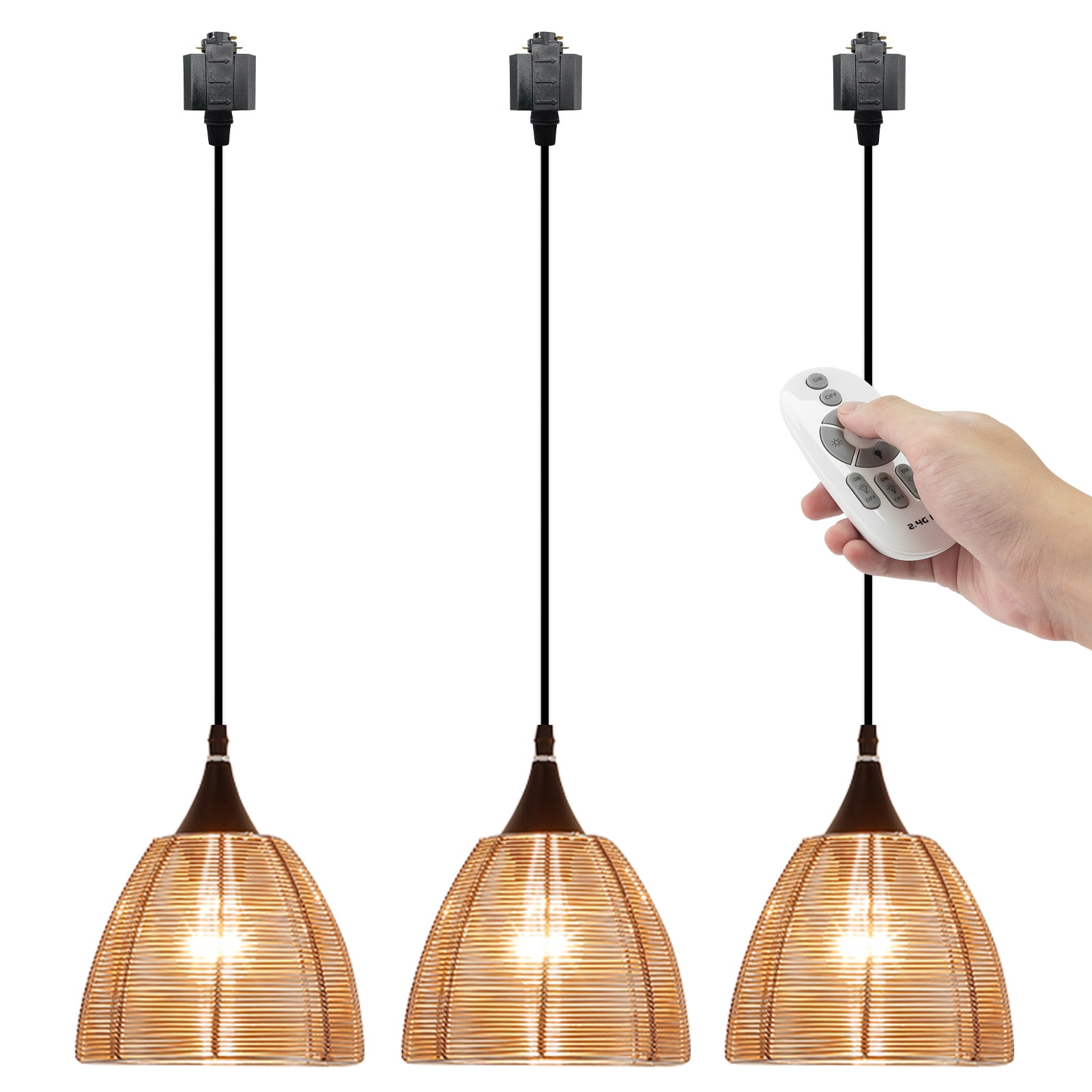 Kiven 3Light HType track lighting pendants,Modern h track pendant
