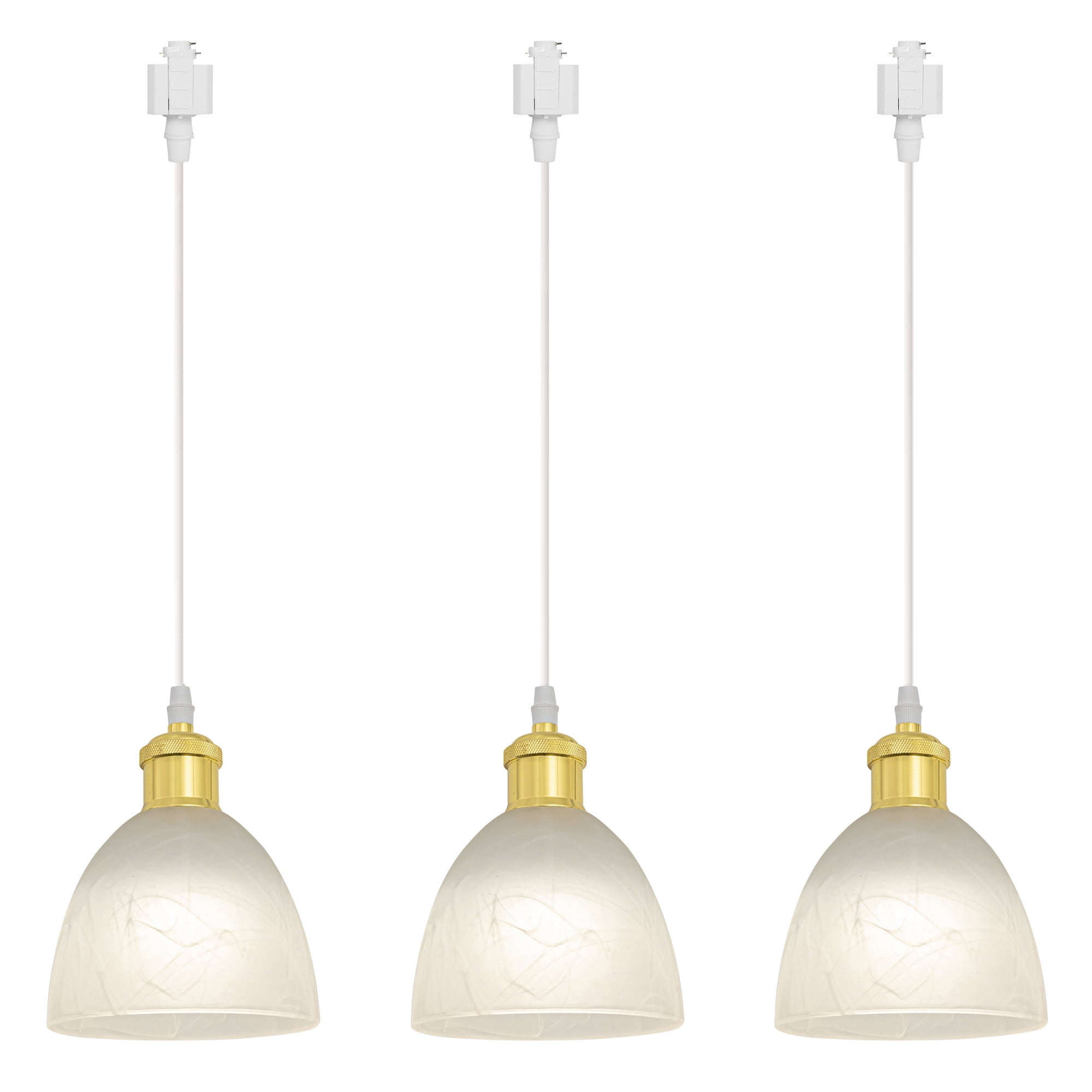 Kiven 3-Light H-Type track lighting pendants,Modern h track pendant  lights,Decorative Track Lighting Fixture for Kitchen Island Hallway,Gold  Finish Lamp Socket - Walmart.com, image size:2000x2000