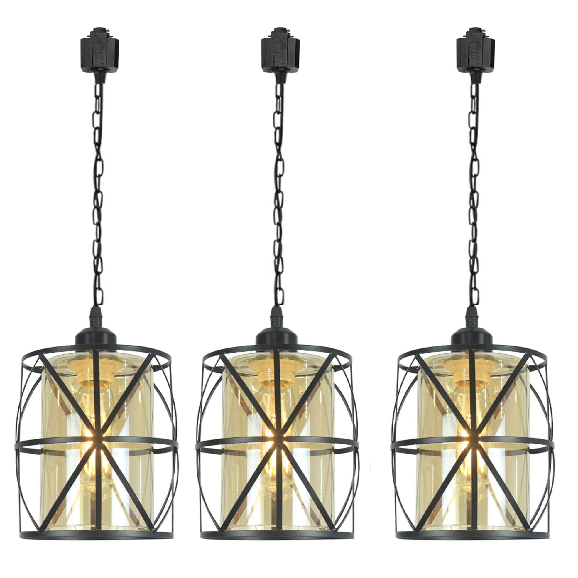Kiven 3Light HType track lighting pendants,Modern h track pendant