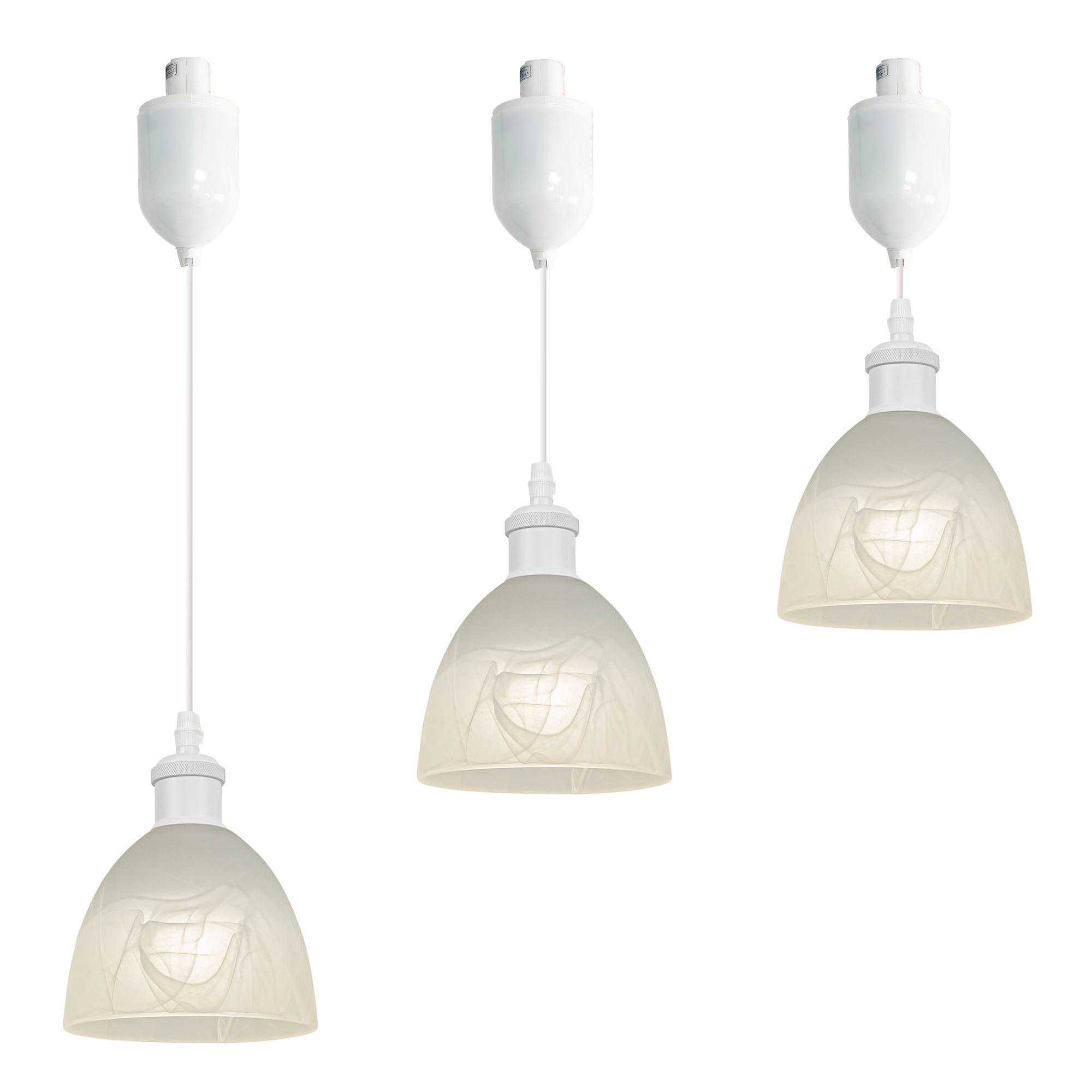 Kiven 3Light JType track lighting pendants Adjustable Height,Modern J