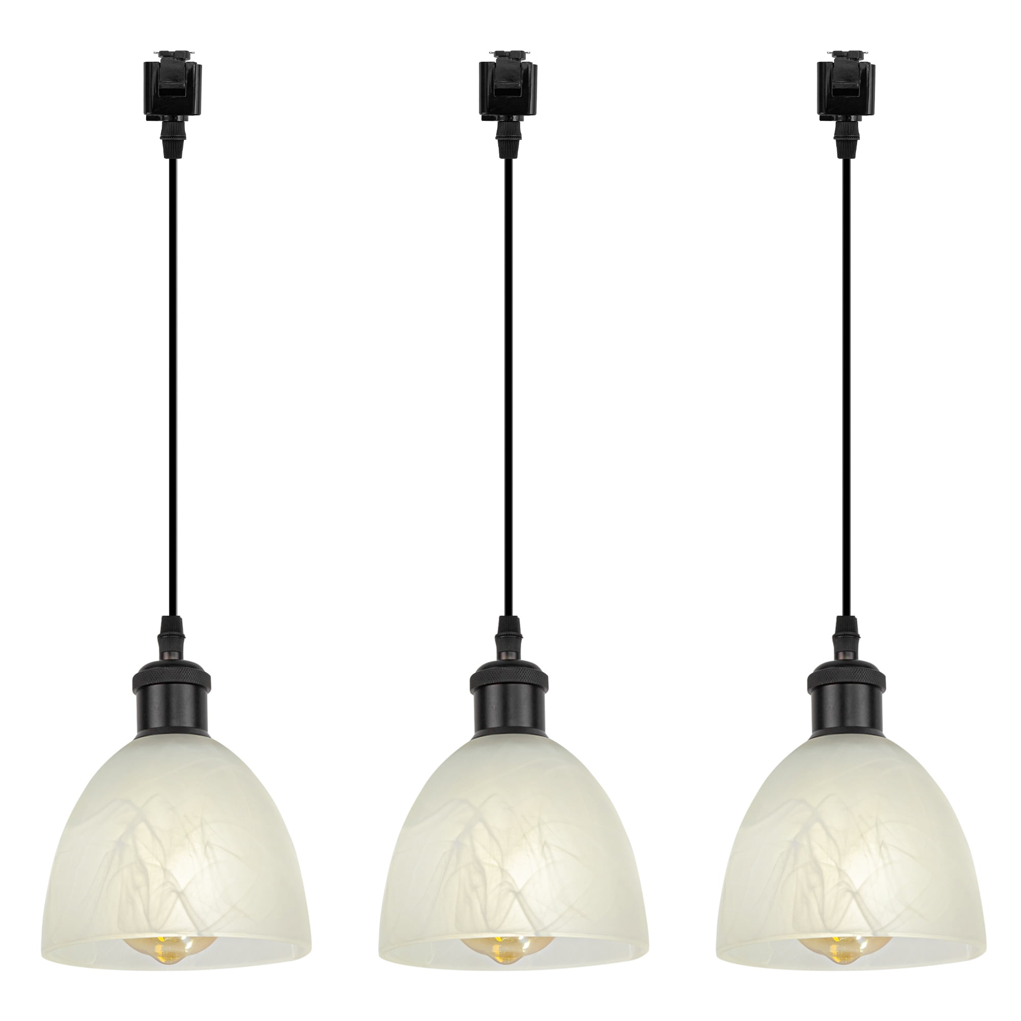Kiven 3Light JType track lighting pendants,Modern J track pendant