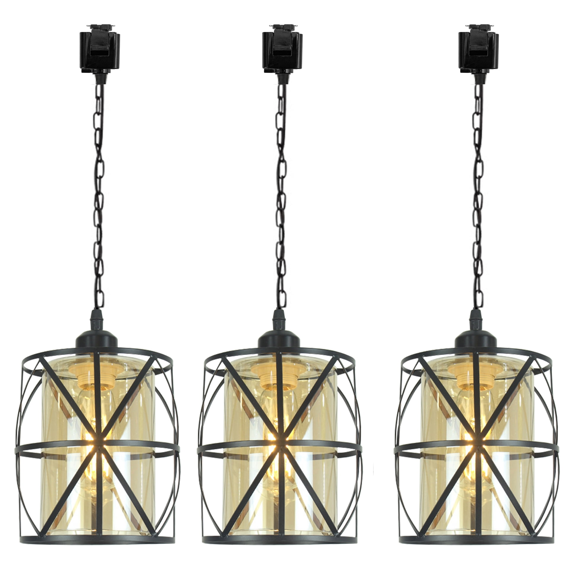 Kiven 3Light JType track lighting pendants,Modern J track pendant