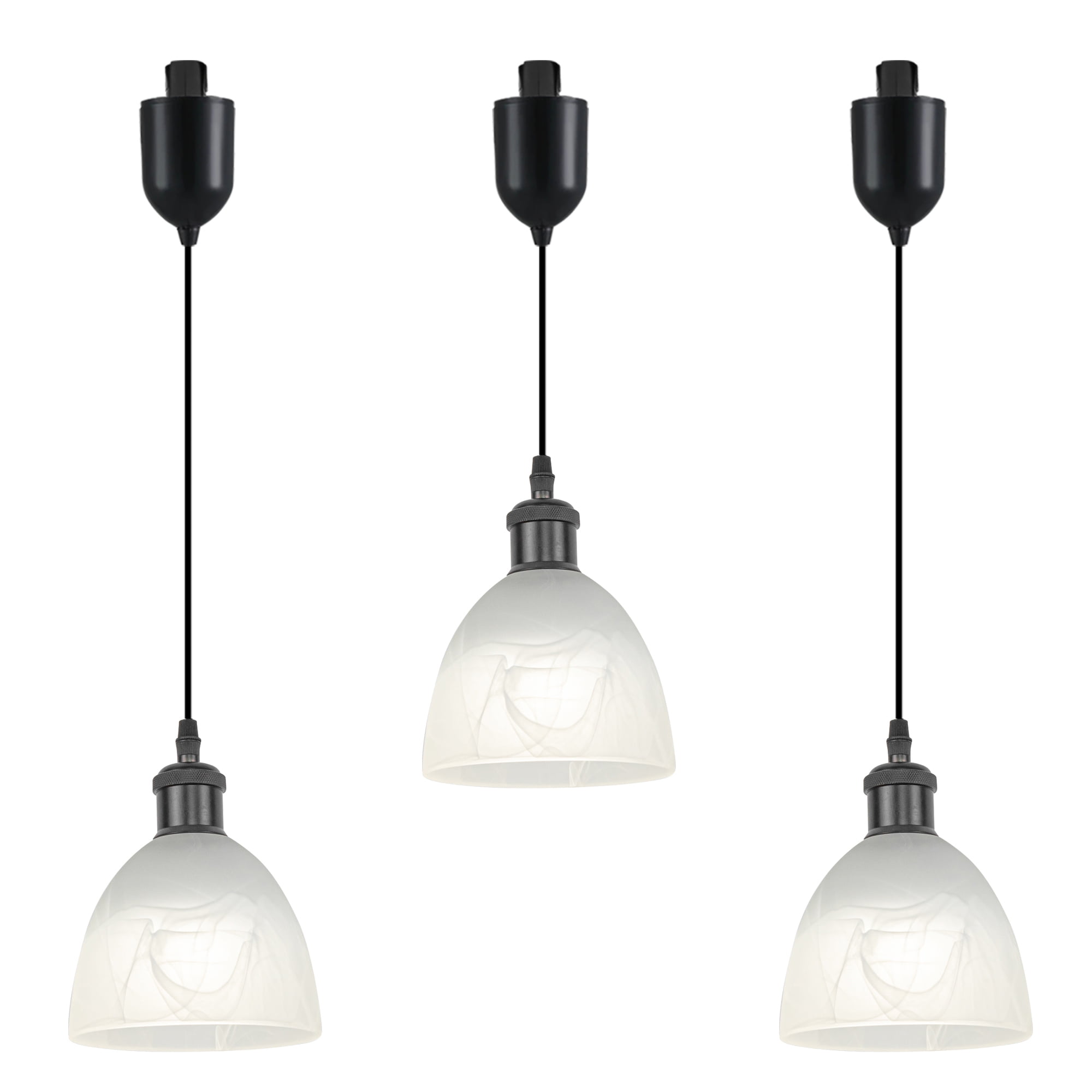 Kiven 3Light JType track lighting pendants,Modern J track pendant