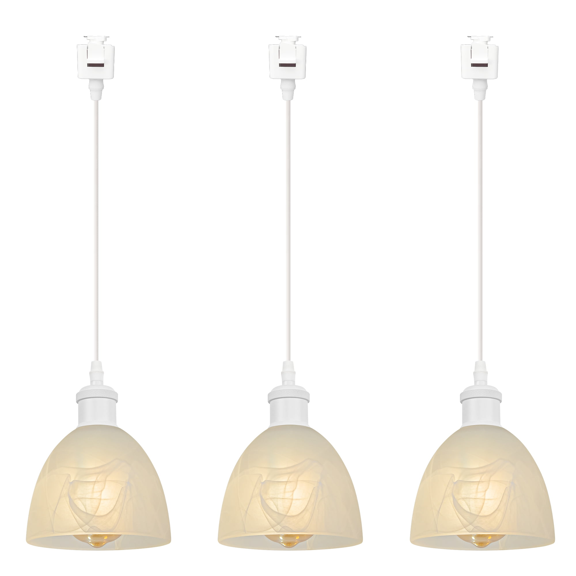 Kiven 3Light JType track lighting pendants,Modern J track pendant