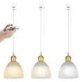 thumbnail image 1 of Kiven 3-Light J-Type track lighting pendants,Modern J track pendant lights with Remote Control Dimmer,Decorative Track Lighting Fixture for Kitchen Island Hallway,Gold Finish Lamp Socket, 1 of 7