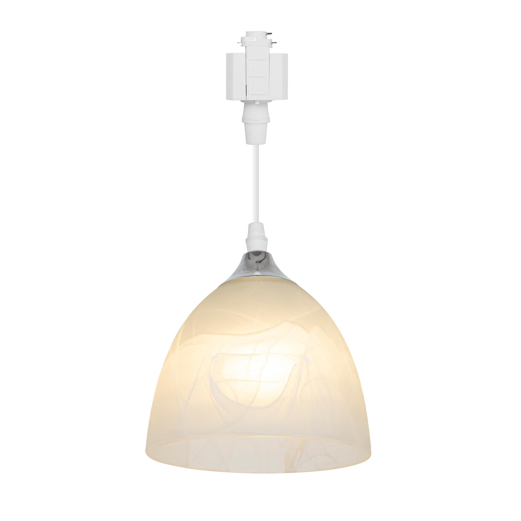Kiven Anti Glare H-Type Track Lighting Pendants, 1-Light h Track Pendant Lights, H Track Light Pedant for Kitchen Island Restaurant Cafe, Cord Length Customization