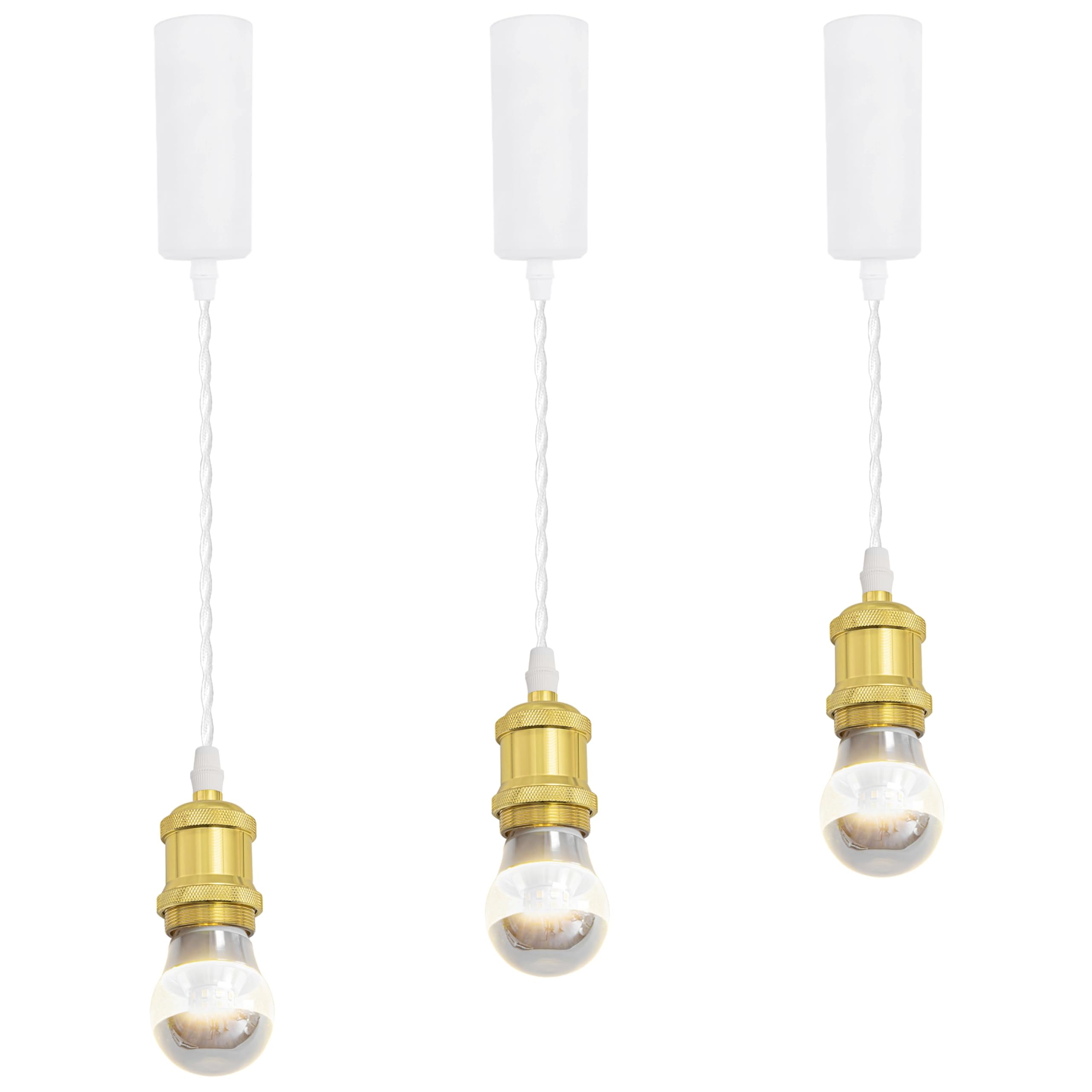 Kiven Anti Glare JType Track Lighting Pendants, 3Light J Track