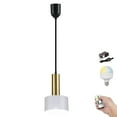 Kiven Battery Operated Modern Pendant Light with Remote, Timer ...