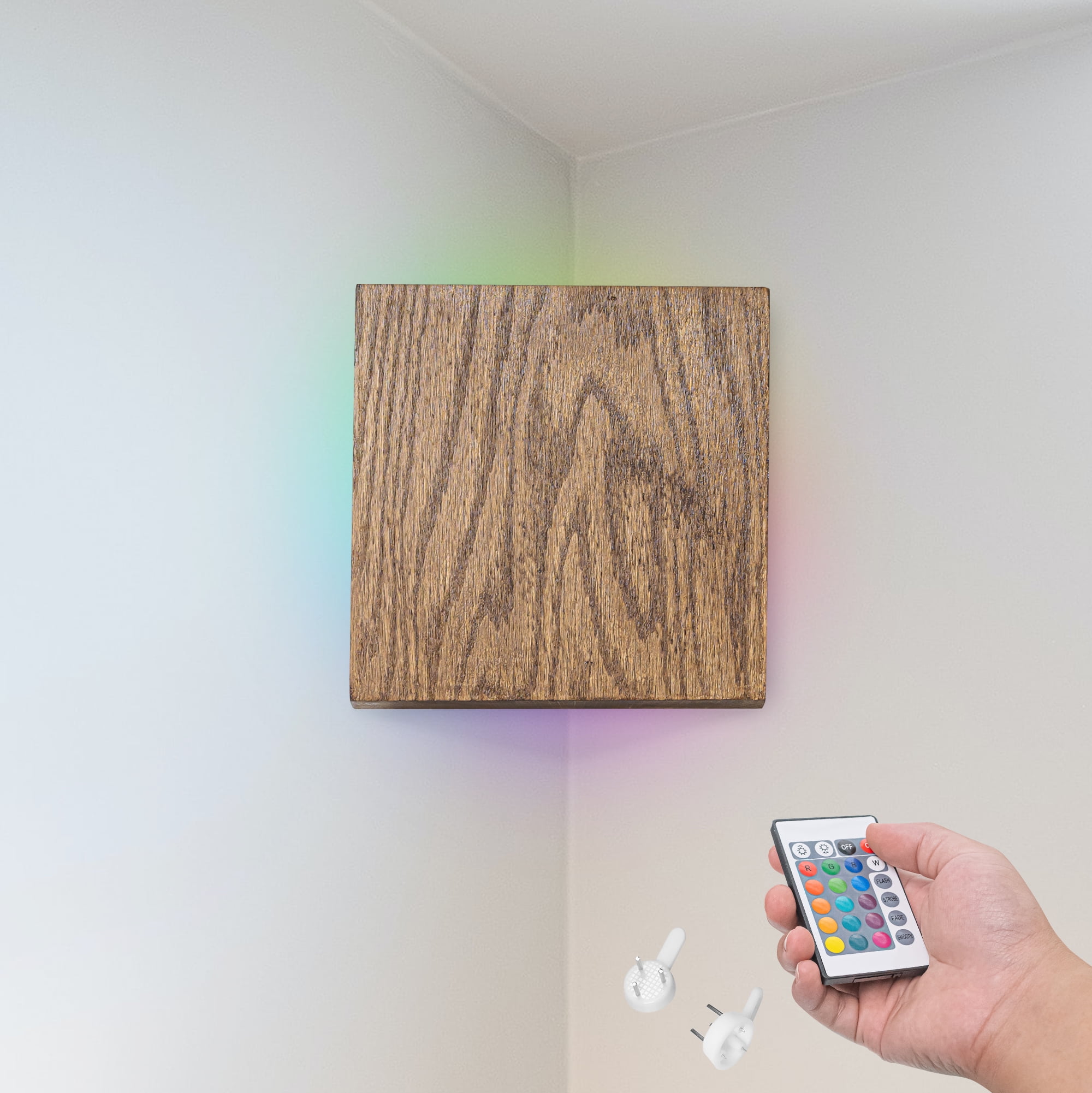 Kiven Battery Operated Wall Lamp with Remote Control,Cordless Wall