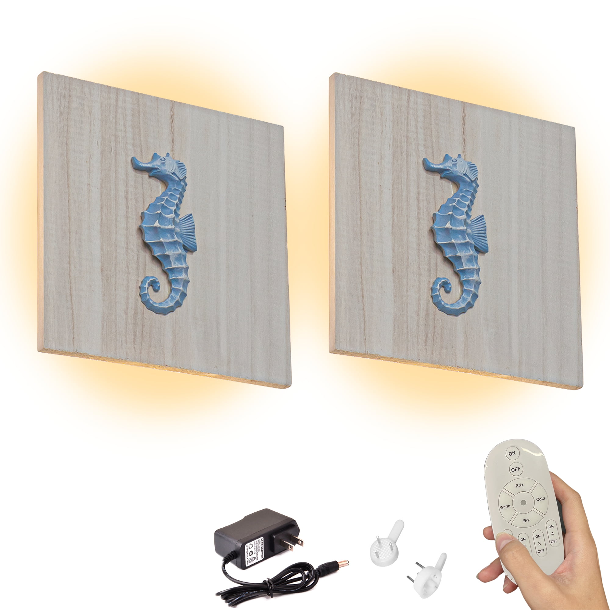 Kiven Battery Operated Wall Sconce with Remote Control,Rechargeable