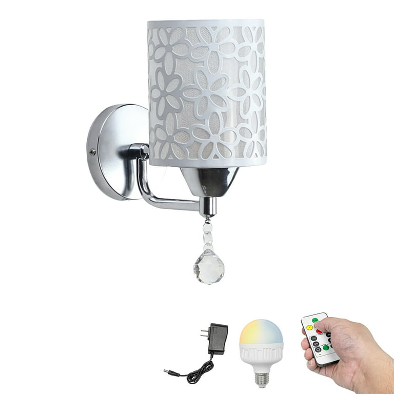 Kiven Battery Operated Wall Sconces Modern Wall Lights with