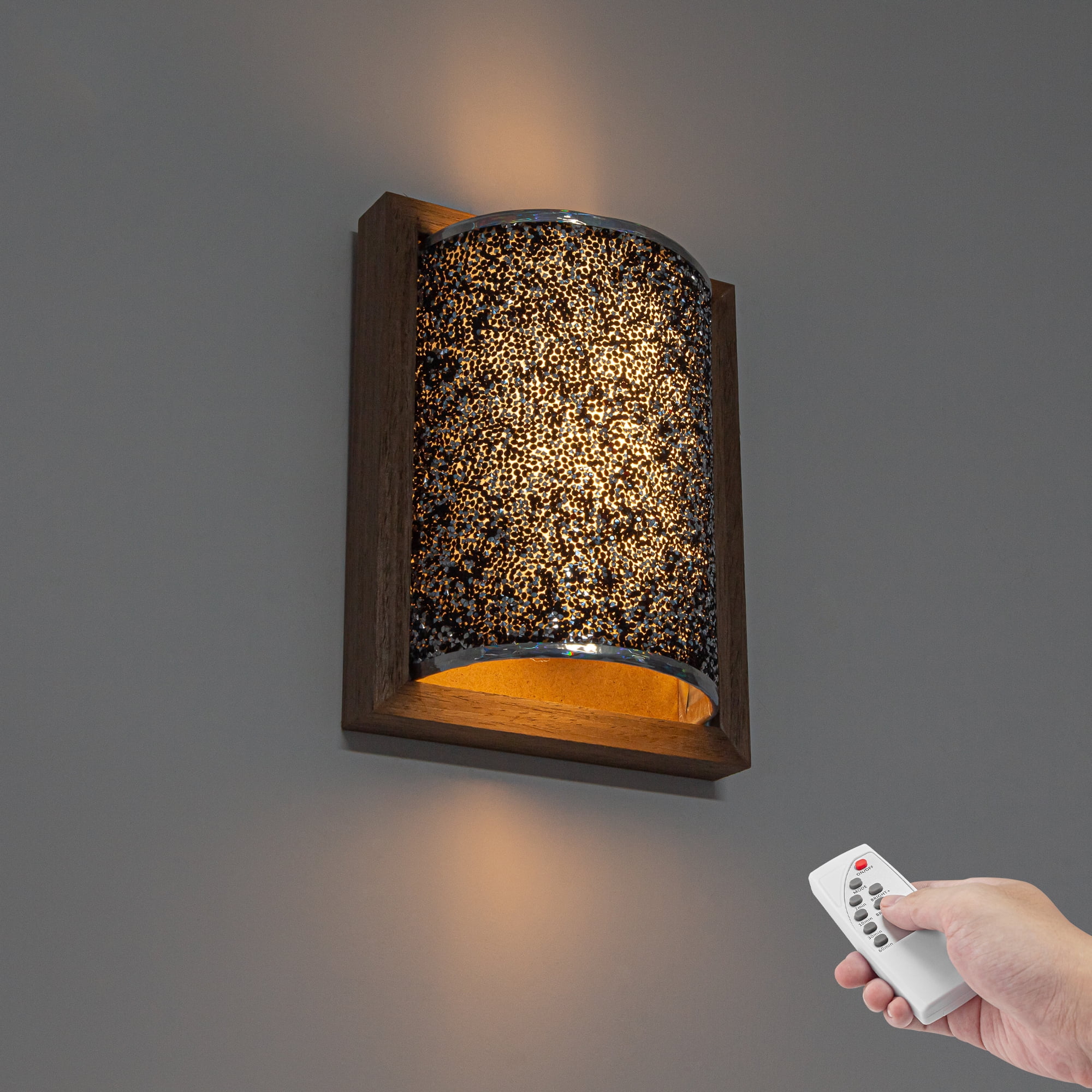 Kiven Battery Operated Wall Sconces with Remote Control,Rechargeable