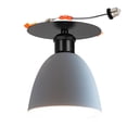 thumbnail image 1 of Kiven Can Lights Retrofit Recessed Lighting with E26 Power Outlet Adapter, 4/5/6 Inch Replacement Conversion Kit, Farmhouse Recessed Lighting Converter Kit for Hallway Kitchen,Grey TB1649, 1 of 7
