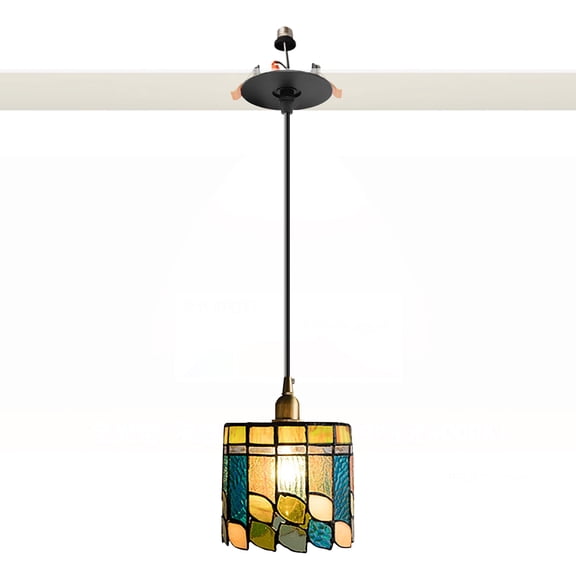 Kiven Can Lights Retrofit Recessed Lighting with E26 Power Outlet Adapter, 4/5 Inch Replacement Conversion Kit,1-Light Farmhouse Pendant Lighting for Living Room Kitchen Island,TB3237-I