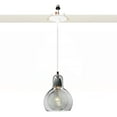 thumbnail image 1 of Kiven Can Lights Retrofit Recessed Lighting with E26 Power Outlet Adapter, 4/5 Inch Replacement Conversion Kit, Farmhouse Grey Glass Pendant Lighting for Living Room Hallway Kitchen,1 Light, 1 of 7