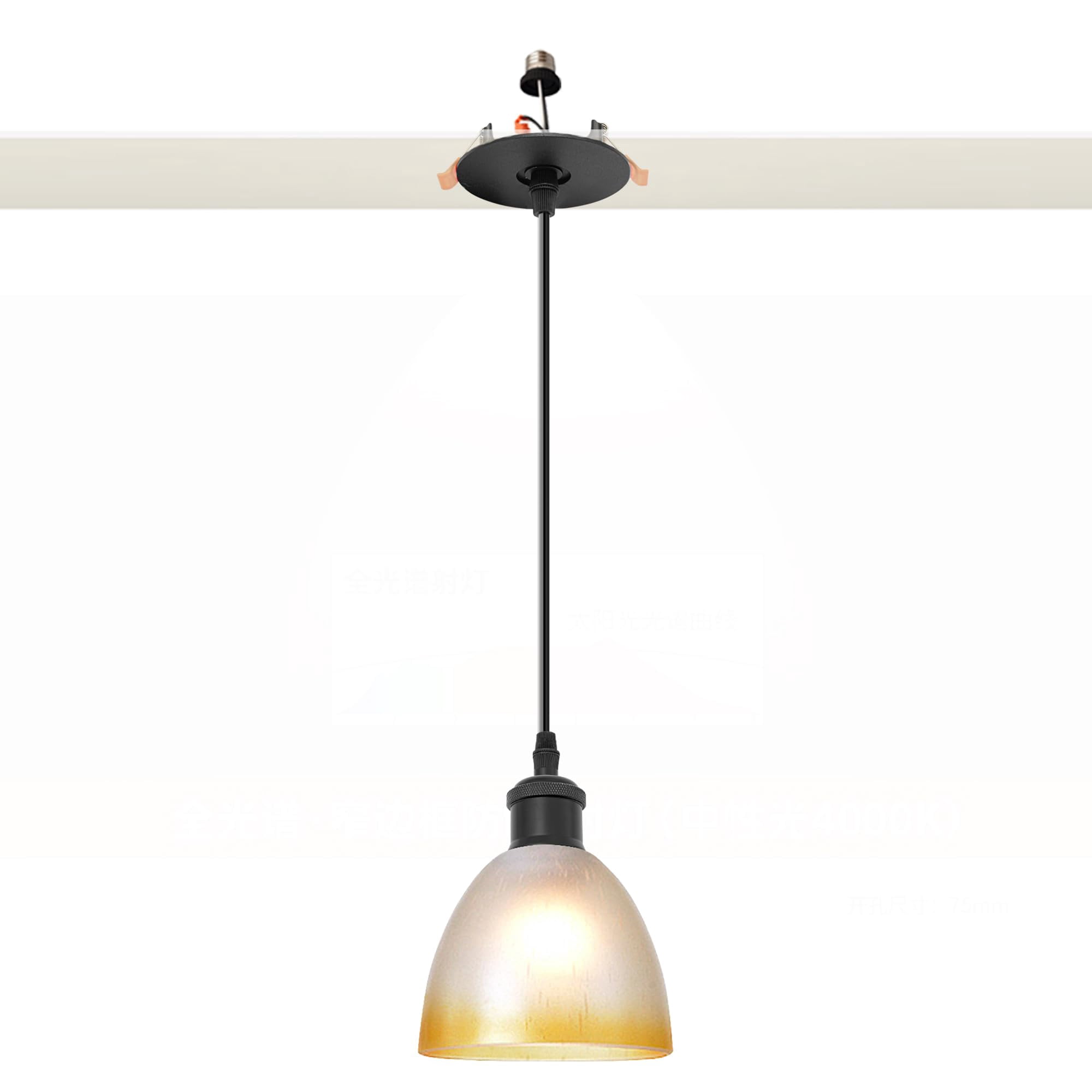 Kiven Can Lights Retrofit Recessed Lighting with E26 Power Outlet ...