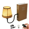 thumbnail image 1 of Kiven Cordless Table Lamp, 1-Light Rechargeable Bookshelf Lamp with White Fabric Lampshade, Farmhouse Decorative Bookend, Cordless Lamp for Bookshelf Office Home Decor Bedside, 1 of 7