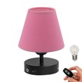 thumbnail image 1 of Kiven Cordless Table Lamp Indoor, Battery Operated Nightstand Lamp with Linen Lampshade, Rechargeable Modern Bedside Lamp, Farmhouse Style Home Decor, 1 Pack, 1 of 7