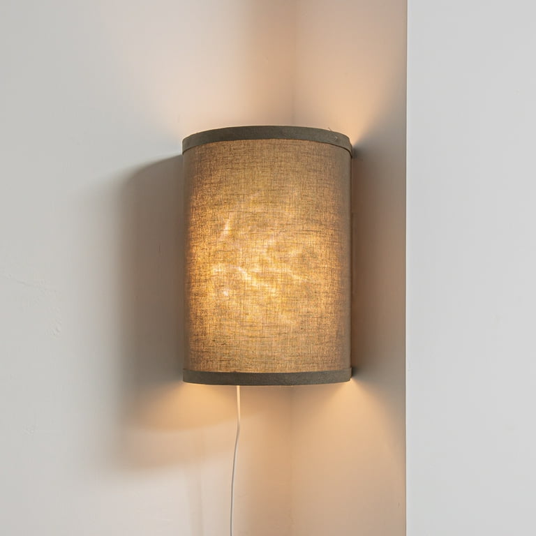 Kiven Fabric Hover Corner Accent Light LED Accent Wall Sconce Floating Corner Lamp Ocean Wave Project Modern Minimalist Plug in Corner Wall Light