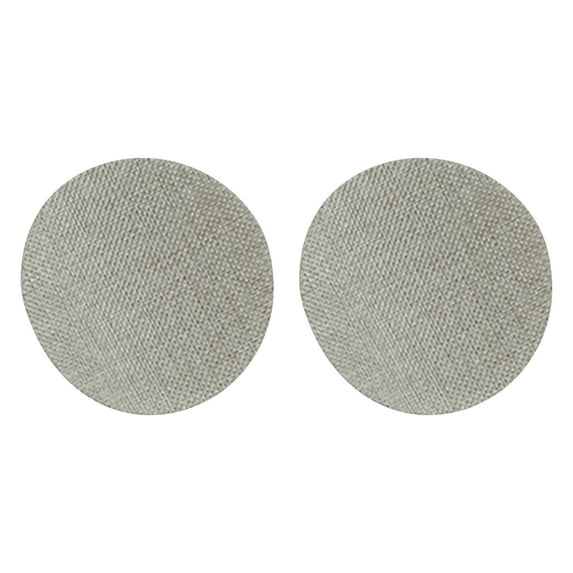 Kiven Fabric Led Light Cover,Light Blocking Stickers, 2.4in in Dia,Brownish Yellow Fabric Ceiling Light Filters