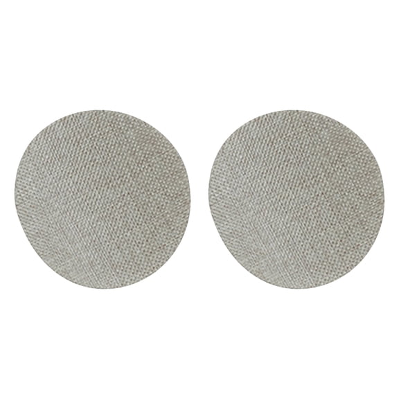 Kiven Fabric Led Light Cover,Light Blocking Stickers, 2.4in in Dia,Brownish Yellow Fabric Ceiling Light Filters