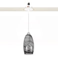 thumbnail image 1 of Kiven Glass Can Lights Retrofit Recessed Lighting with E26 Power Outlet Adapter, 4/5 Inch Replacement Conversion Kit, 1-Light Farmhouse Pendant Lighting Fixture for Hallway Kitchen,TB3232D, 1 of 7