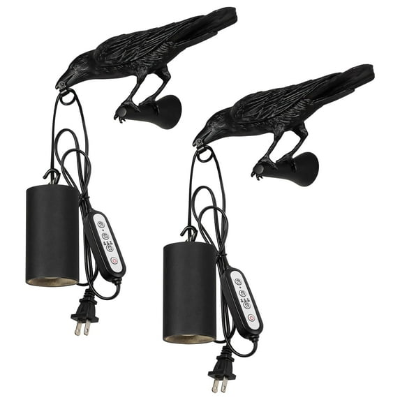 Kiven Grow Lights for Indoor Plants, Full Spectrum Grow Light Adjustable Height, Plant Grow Lamp Wall Mounted Auto On/Off Timer Function for Indoor Home Office Plants, Set of 2