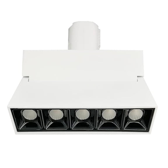 Kiven H Track Lightning, 1 Light Modern H Track Light Heads for Bedroom Kitchen Home LightingCool White)