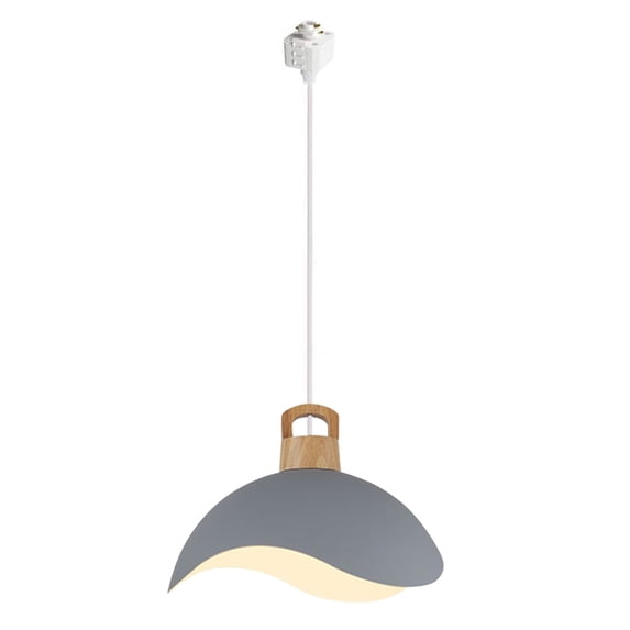Kiven H Track Pendant Lightning, 1 Light Modern H Track Lighting Iron Pendant Lights with Iron Shade,E26 Socket(Bulb Not Included)