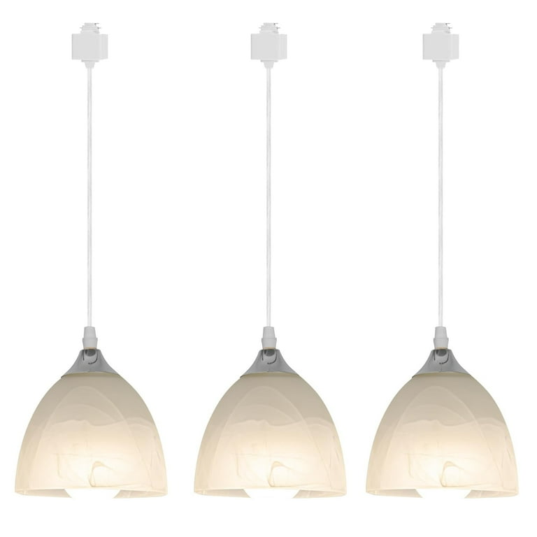 White and silver pendant light shop